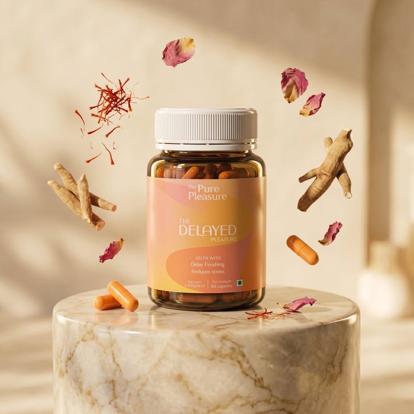 The Delayed Pleasure premium ayurvedic container